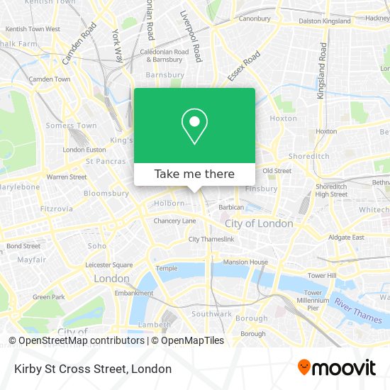 Kirby St Cross Street map