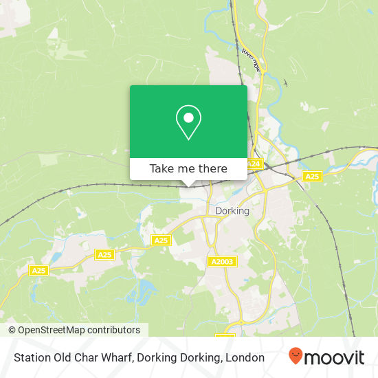 Station Old Char Wharf, Dorking Dorking map