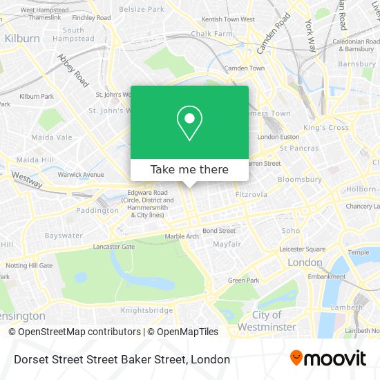 Dorset Street Street Baker Street map