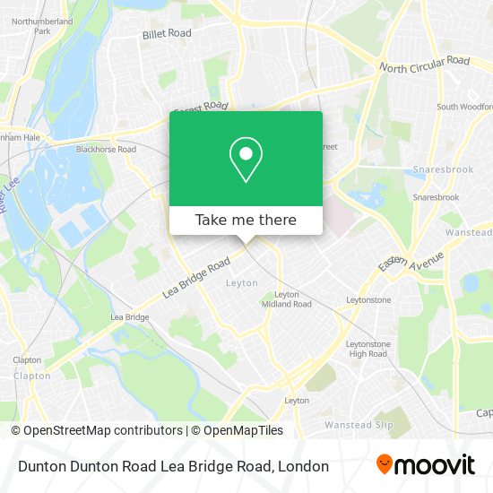 Dunton Dunton Road Lea Bridge Road map