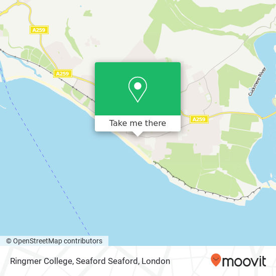 Ringmer College, Seaford Seaford map