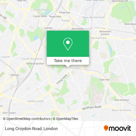 Long Croydon Road map