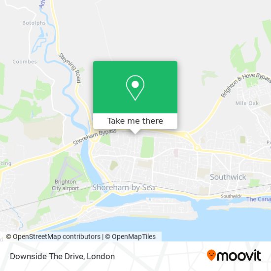 Downside The Drive map