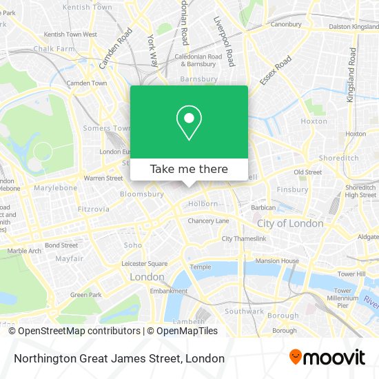 Northington Great James Street map