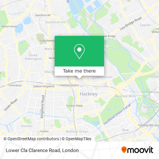Lower Cla Clarence Road map
