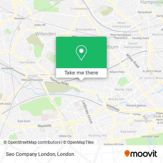 Seo Company London map