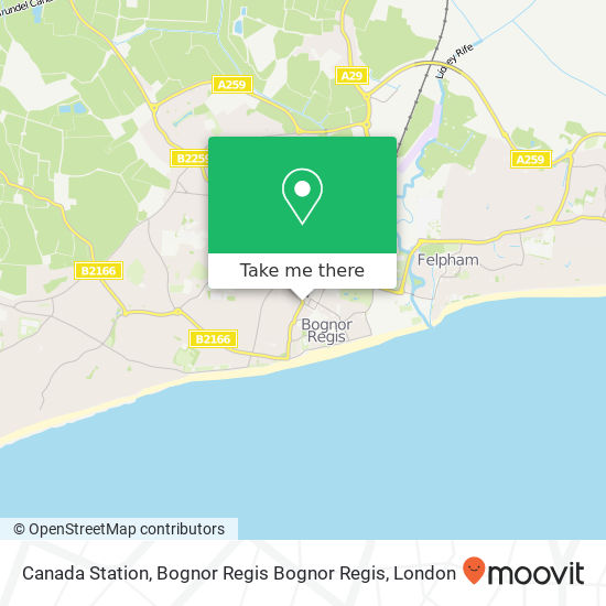 Canada Station, Bognor Regis Bognor Regis map