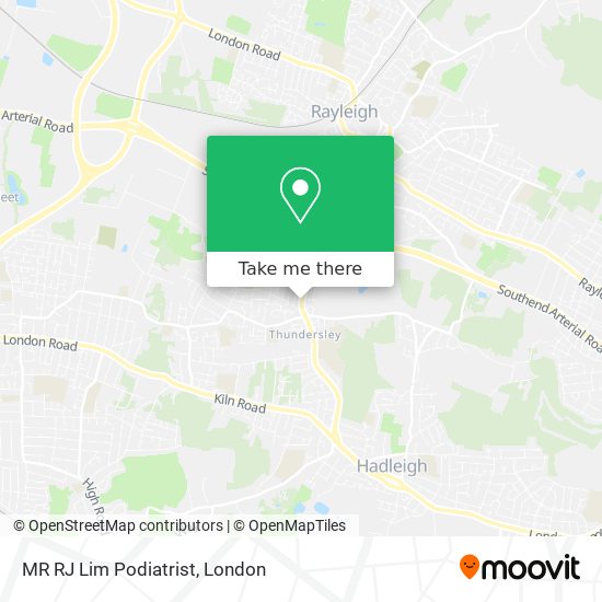 MR RJ Lim Podiatrist map