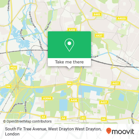 South Fir Tree Avenue, West Drayton West Drayton map