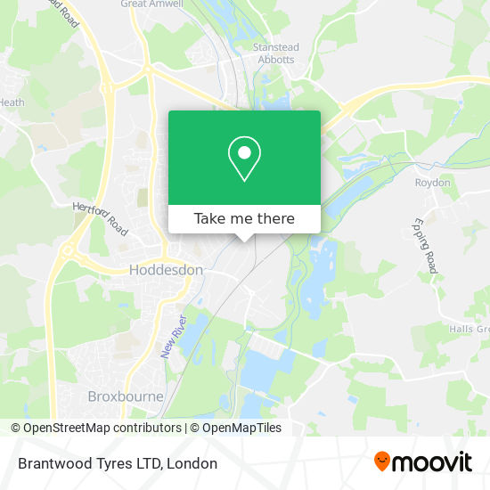 Brantwood Tyres LTD map