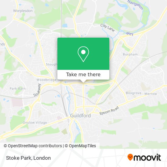 Stoke Park map