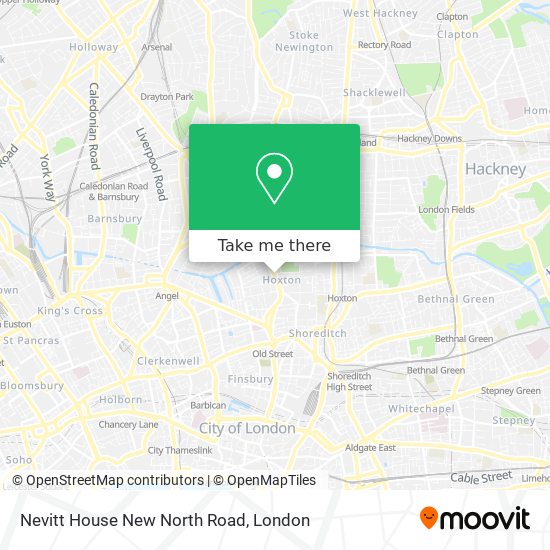 Nevitt House New North Road map
