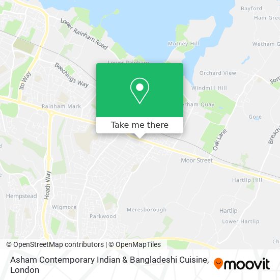 Asham Contemporary Indian & Bangladeshi Cuisine map