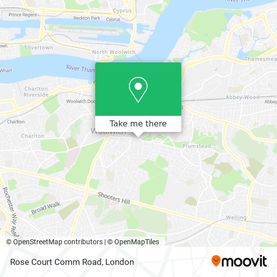 Rose Court Comm Road map