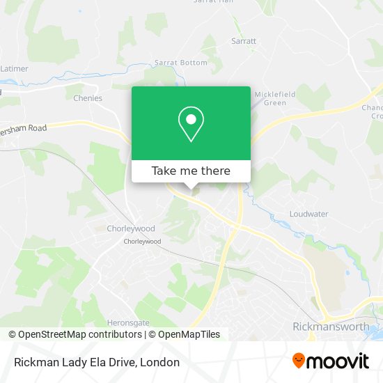 Rickman Lady Ela Drive map