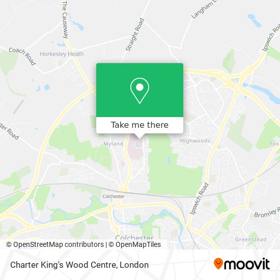 Charter King's Wood Centre map