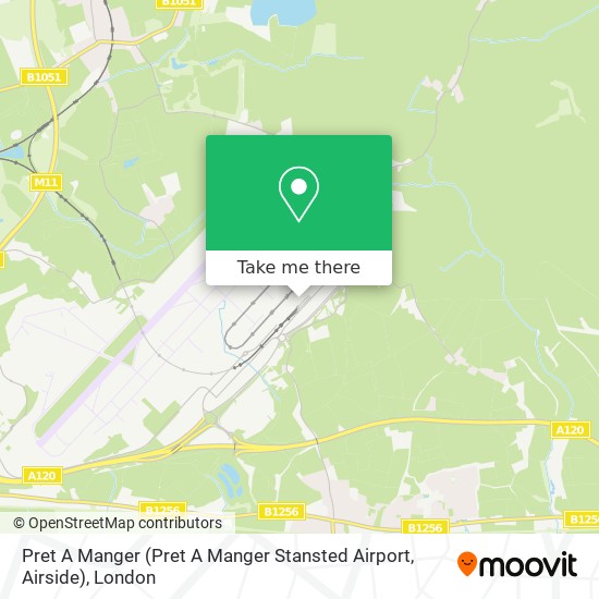 Pret A Manger (Pret A Manger Stansted Airport, Airside) map