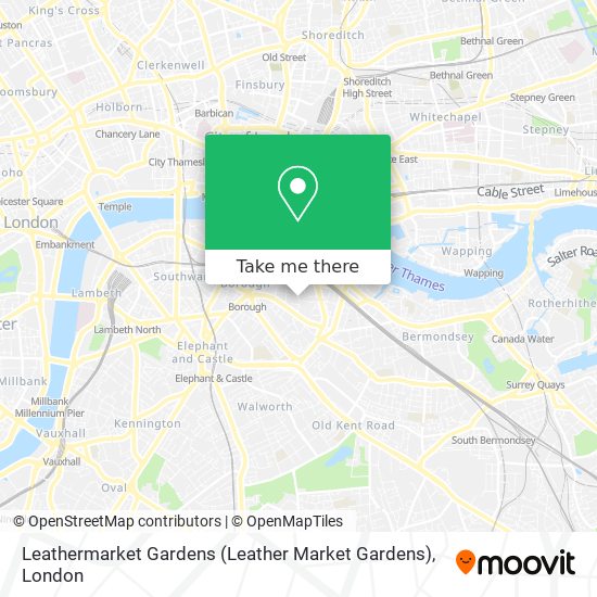 Leathermarket Gardens (Leather Market Gardens) map