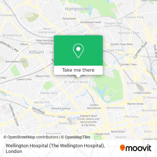 Wellington Hospital (The Wellington Hospital) map