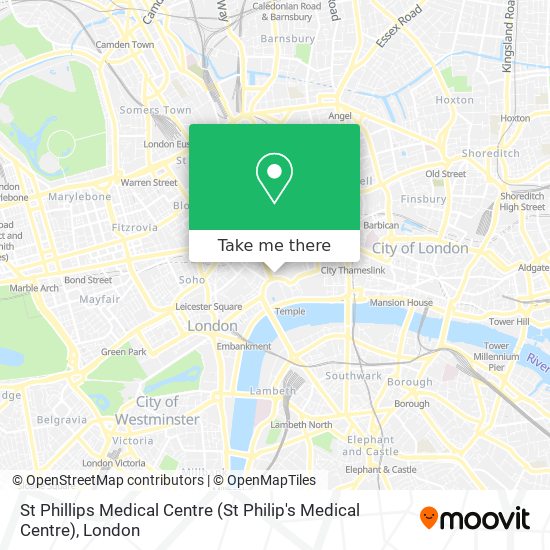 St Phillips Medical Centre (St Philip's Medical Centre) map