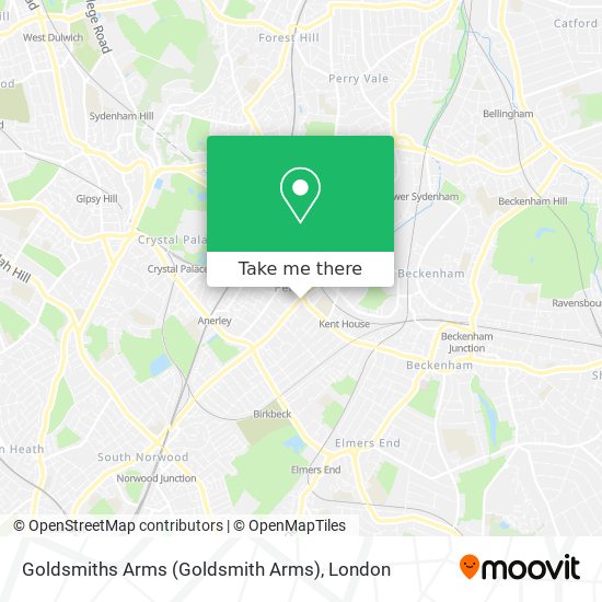 Goldsmiths Arms (Goldsmith Arms) map