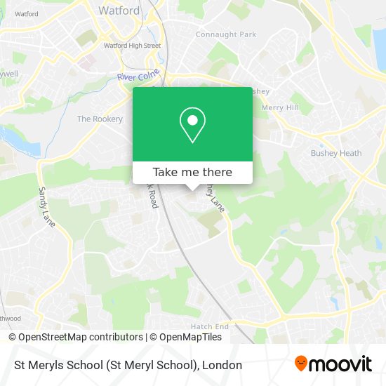 St Meryls School (St Meryl School) map