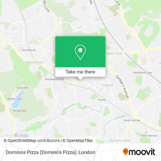 Dominos Pizza (Domino's Pizza) map