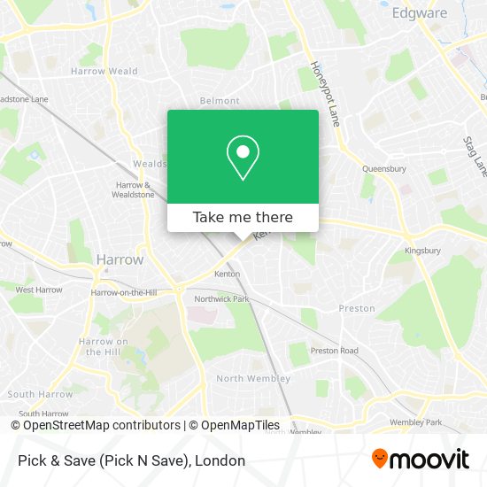 Pick & Save (Pick N Save) map