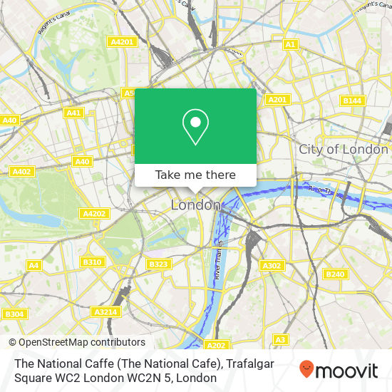 The National Caffe (The National Cafe), Trafalgar Square WC2 London WC2N 5 map
