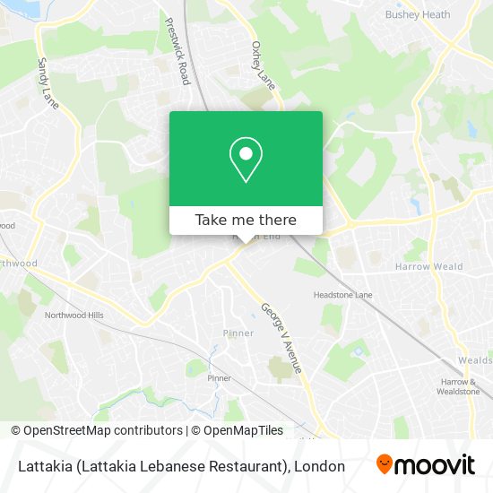 Lattakia (Lattakia Lebanese Restaurant) map