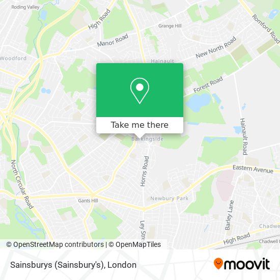 Sainsburys (Sainsbury's) map