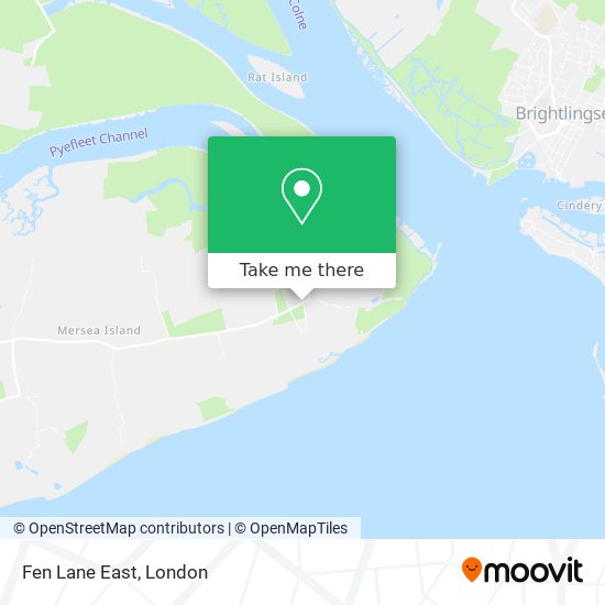 Fen Lane East map
