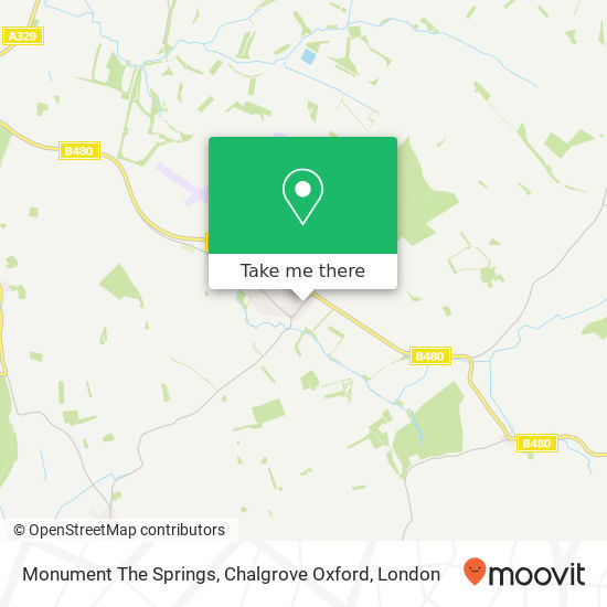 Monument The Springs, Chalgrove Oxford map