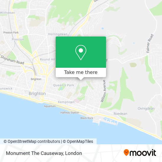 Monument The Causeway map