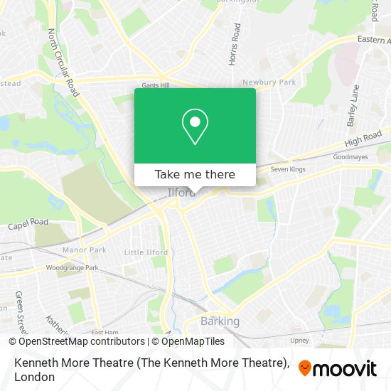 Kenneth More Theatre map