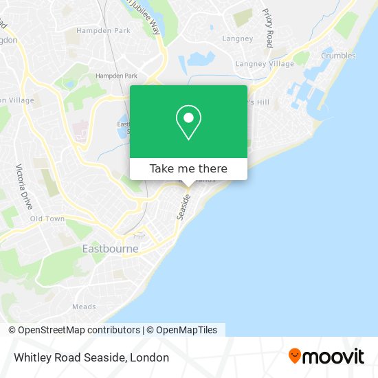 Whitley Road Seaside map
