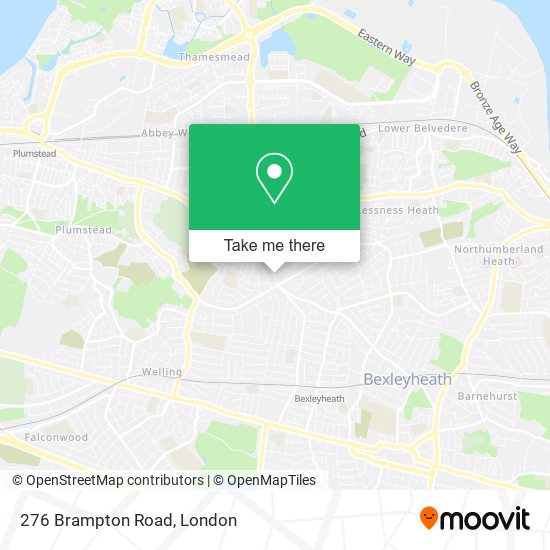 276 Brampton Road map