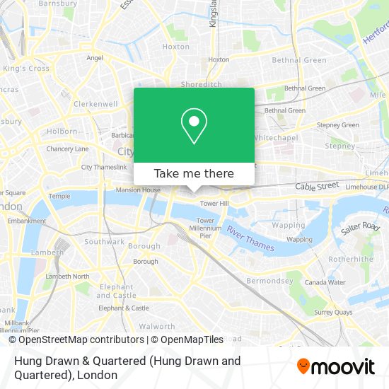 Hung Drawn & Quartered map