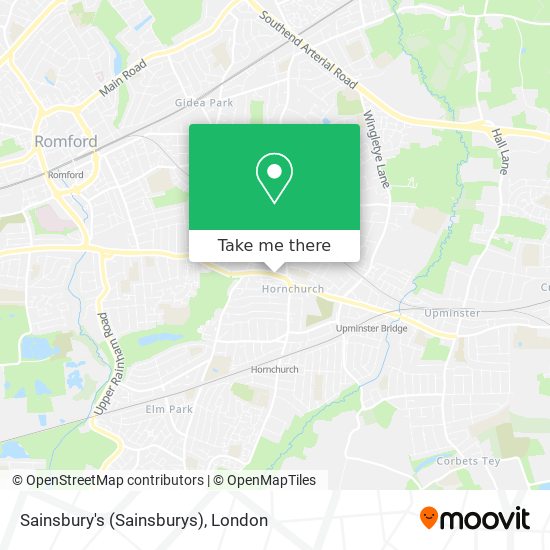 Sainsbury's (Sainsburys) map