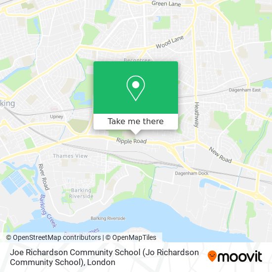 Joe Richardson Community School map