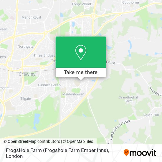 FrogsHole Farm (Frogshole Farm Ember Inns) map