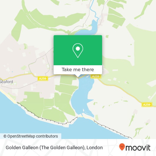 Golden Galleon (The Golden Galleon) map