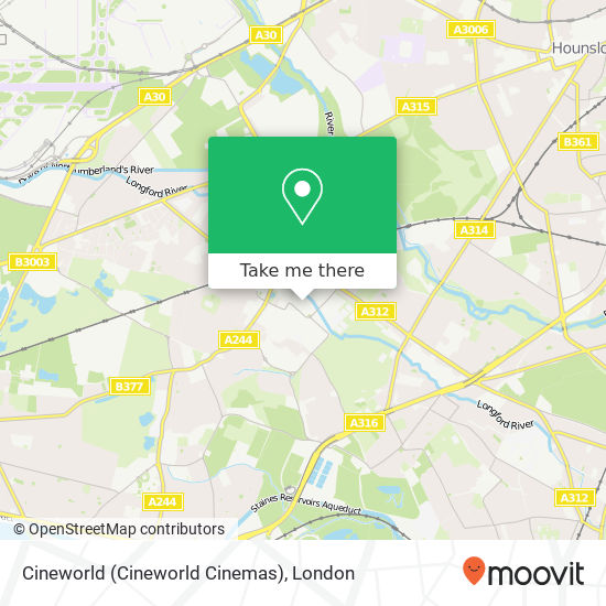 Cineworld (Cineworld Cinemas) map