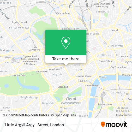 Little Argyll Argyll Street map