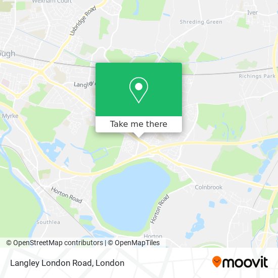 Langley London Road map