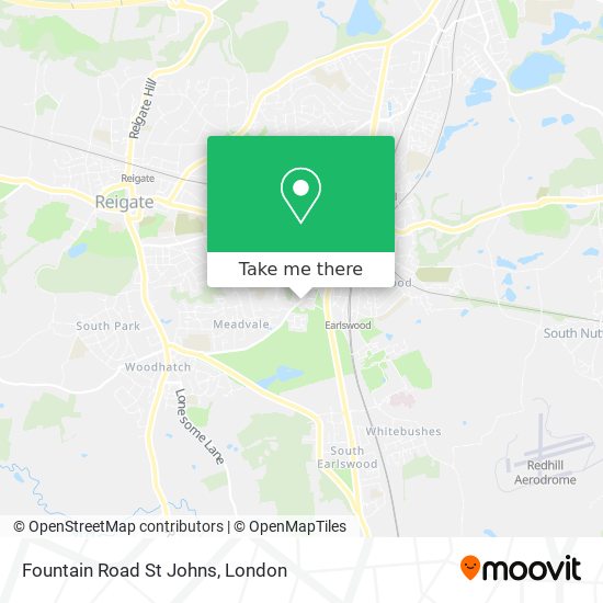 Fountain Road St Johns map