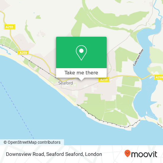 Downsview Road, Seaford Seaford map