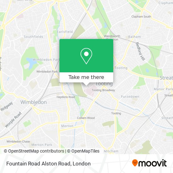 Fountain Road Alston Road map