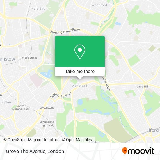 Grove The Avenue map