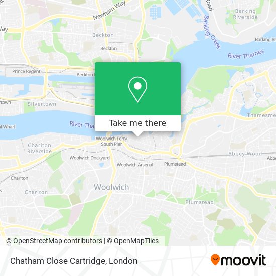 Chatham Close Cartridge map